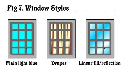 Three window styles